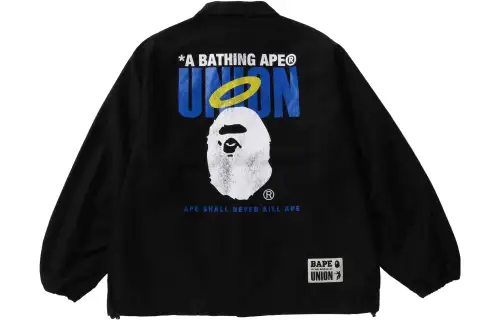 Bape X Union Pigment Dyed Coach Jacket