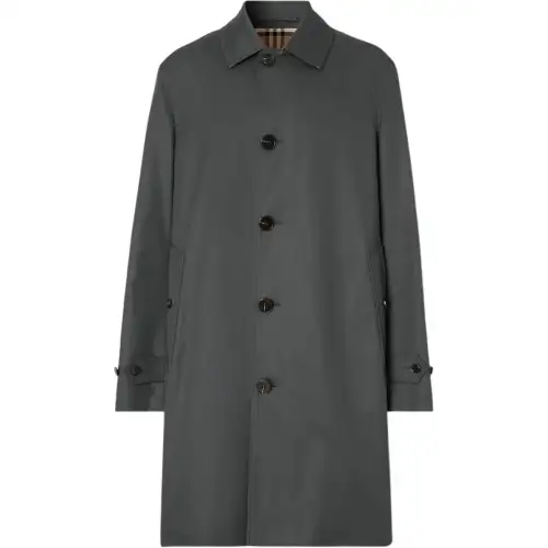 Burberry FW24 Coat Men's Graphite Gray