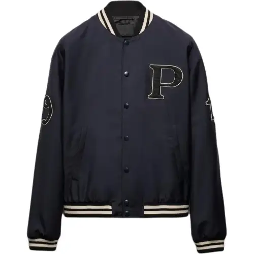 PRADA FW24 Jackets & Coats Men's Marine Blue