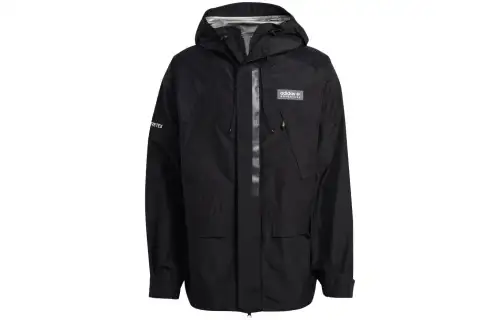Adidas Originals Jackets Men's Black Hooded Moderate Other