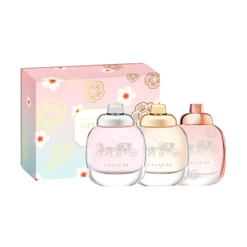 COACH Coach New York Eau de Parfum/New York Eau de Toilette/In the Name of Love/Flower Fragrance/Dream Journey/Name of Rose/Flower Fragrance Perfume Sample Set EDP Eau de Toilette EDT 4.5ml*3 Woody Fragrance Vanilla Fragrance