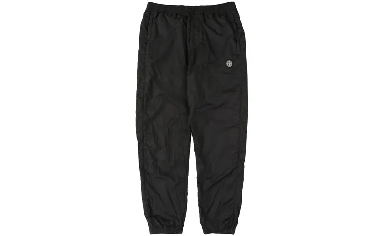 STONE ISLAND Knitted Sweatpants Unisex Moderate Cuffed Pants