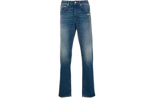 OFF WHITE FW20 Jeans Men's Blue Moderate Slim Fit Pants