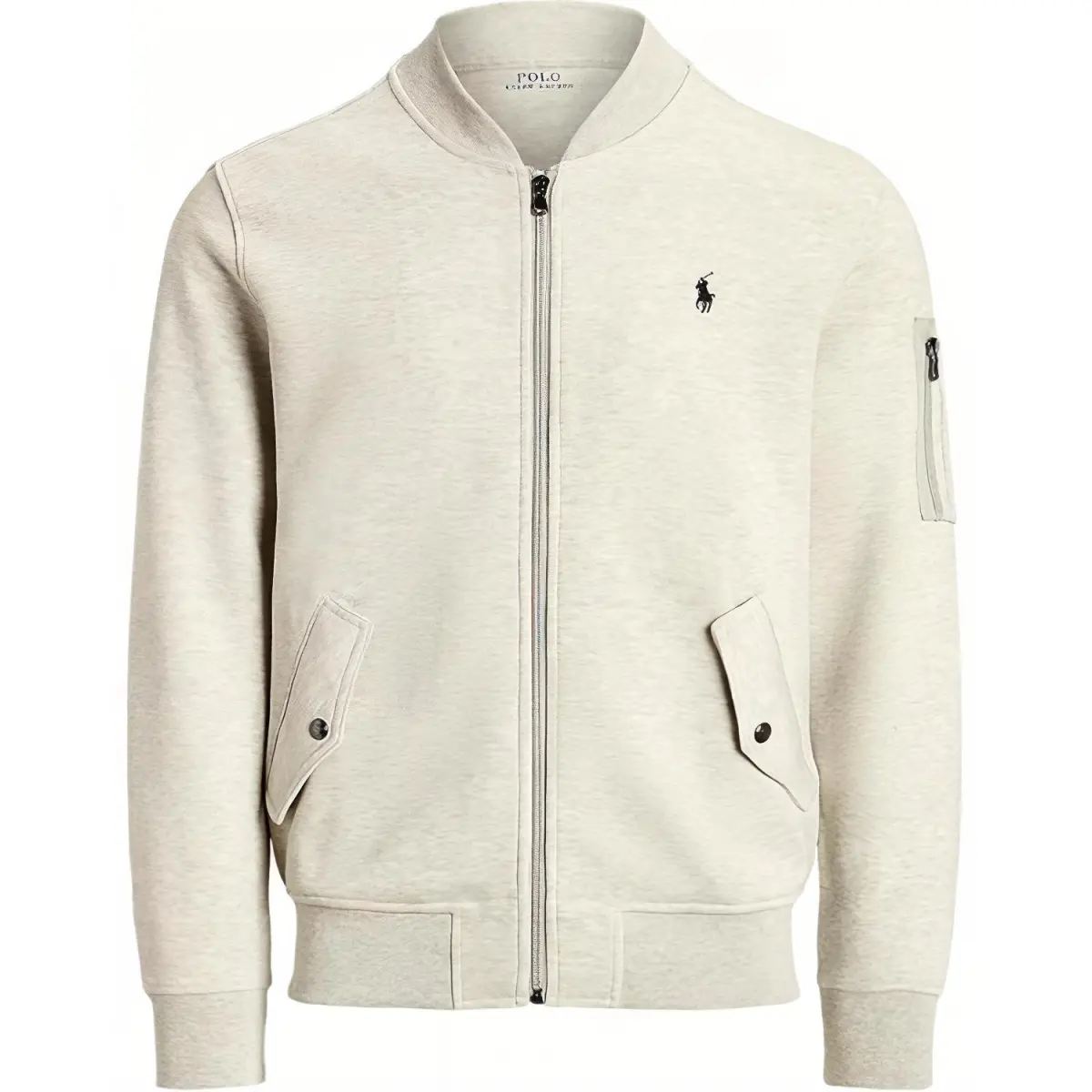 Polo Ralph Lauren FW23 Baseball Jacket Men's Gray