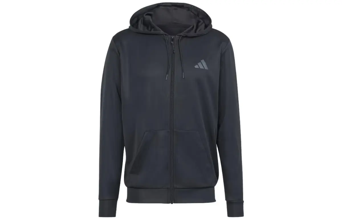 Adidas Train Essentials Seasonal Full Zip Hoodie