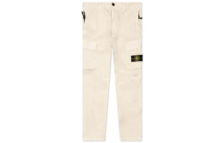 STONE ISLAND Cargo Pants Men's Beige Moderate