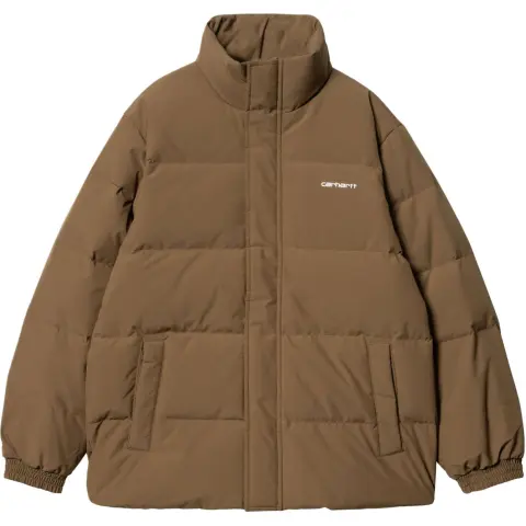 Carhartt WIP Logo Embroidered High Neck Padded Jacket
