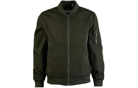 CALVIN KLEIN Jackets & Coats Men's Olive Green