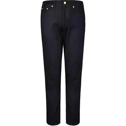 Burberry Jeans Men's Dark Blue Moderate Straight Fit Pants