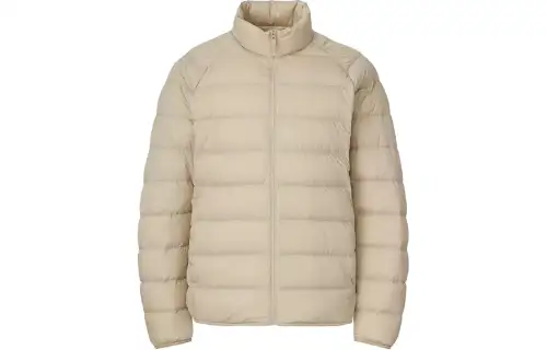 UNIQLO Down Jacket Men's Light Beige