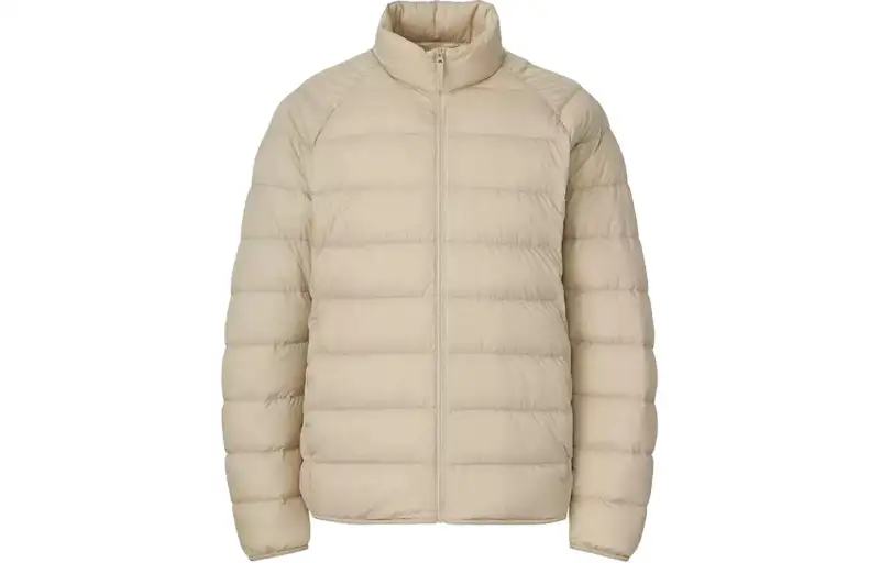UNIQLO Down Jacket Men's Light Beige
