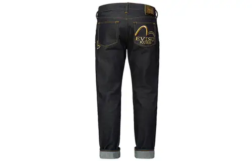 EVISU Tapered Pants Jeans Men's Denim Blue