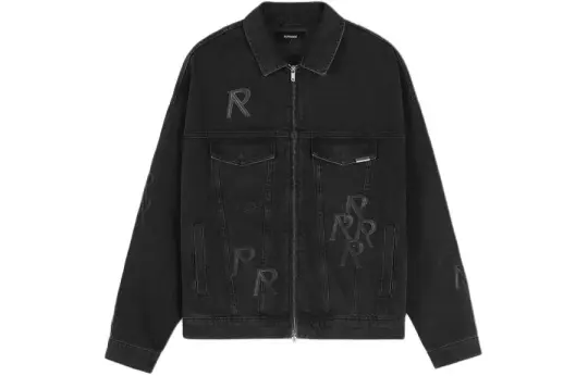 REPRESENT R4 Initial Denim Jacket Jackets & Coats Men's Black