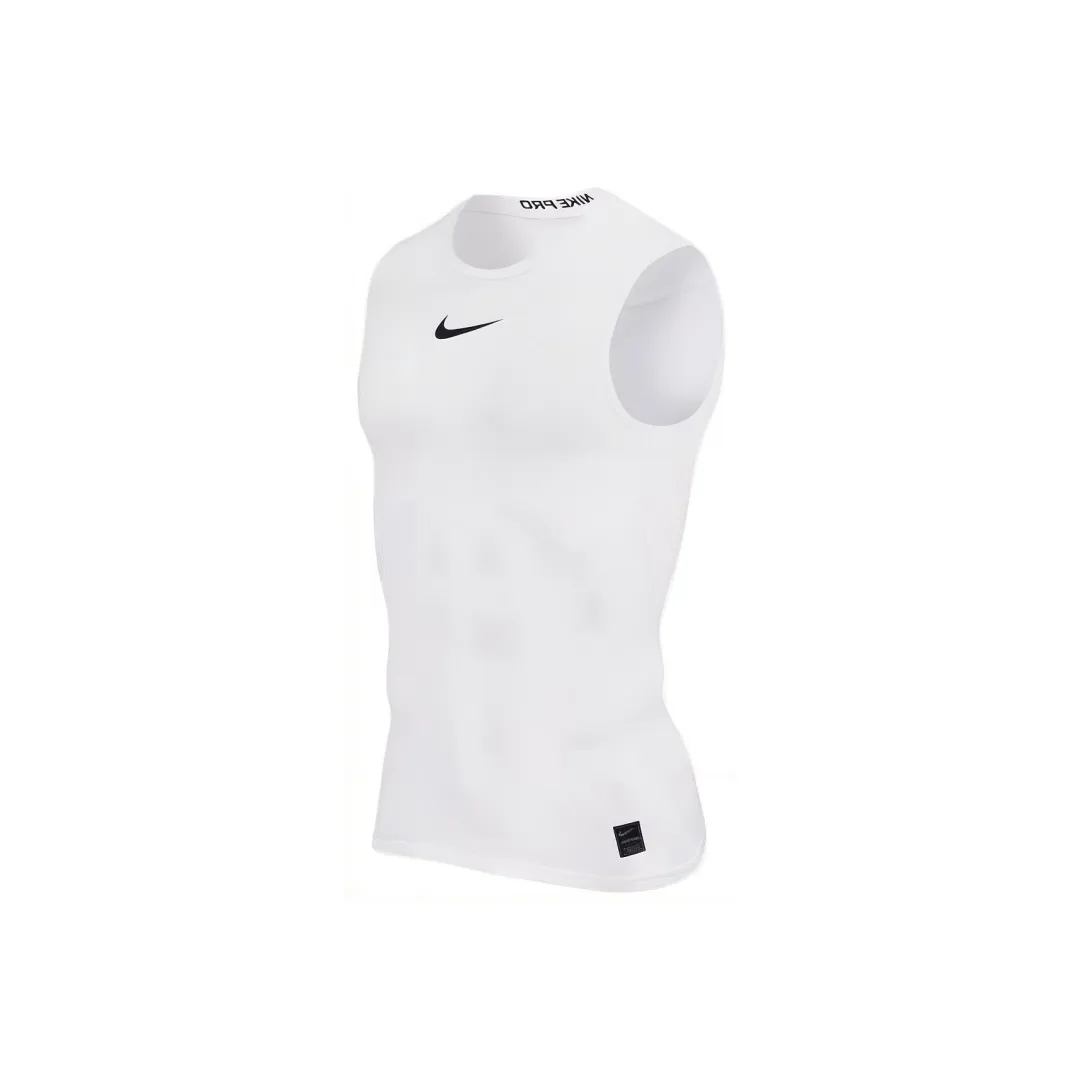 Nike Men's Logo Quick-Dry Sleeveless Tank White