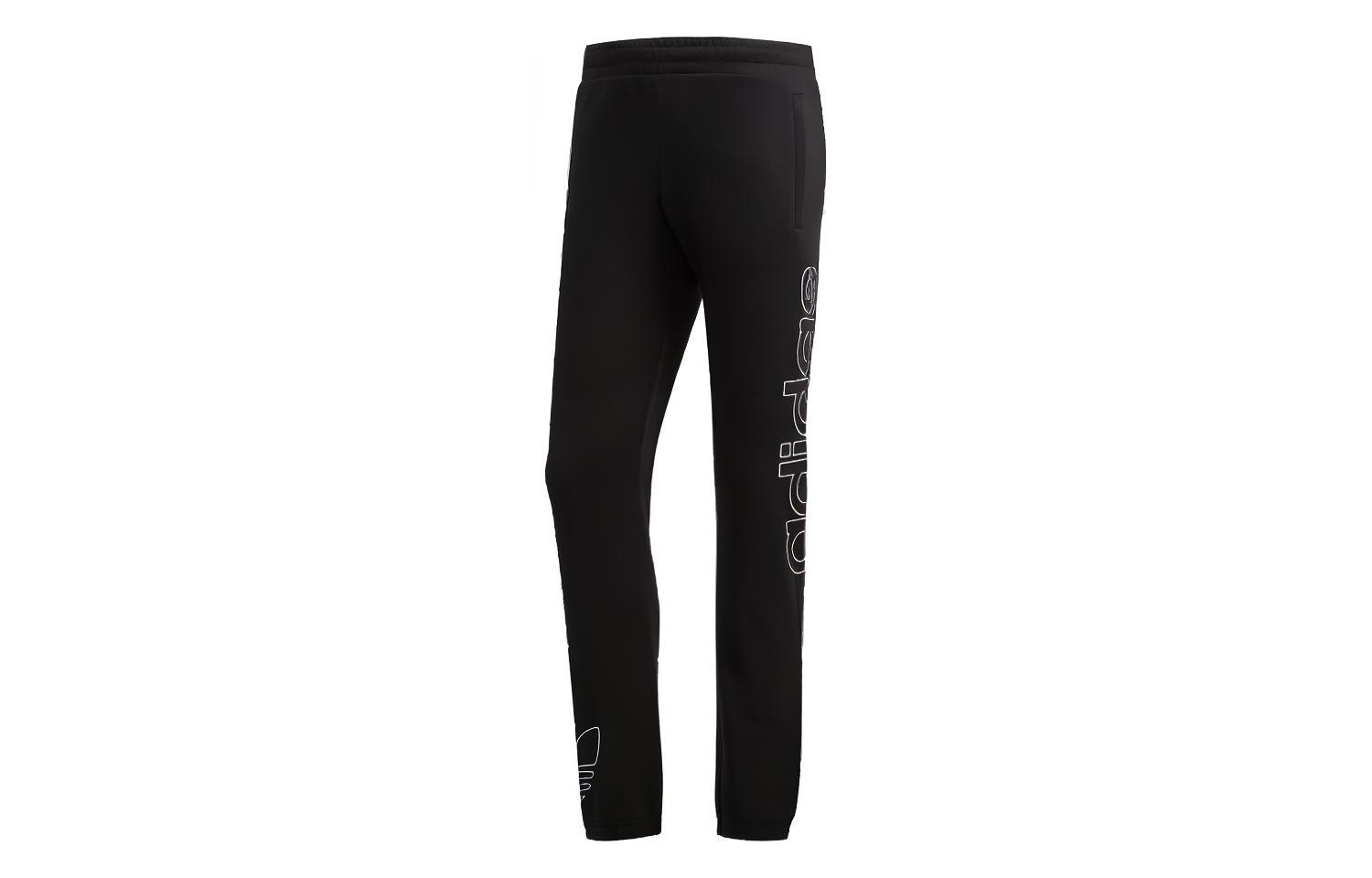 Adidas originals Clover Spirit Sweatpant Mid-rise Knitted Sweatpants Men's Black