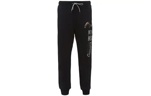 EVISU Moderate Sweatpants Men's Black