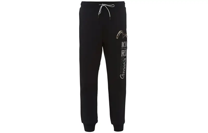 EVISU Moderate Sweatpants Men's Black