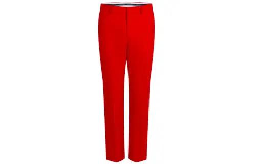 LOUIS VUITTON New Quarterly Products Of LV Cargo Pants Men's Red Moderate