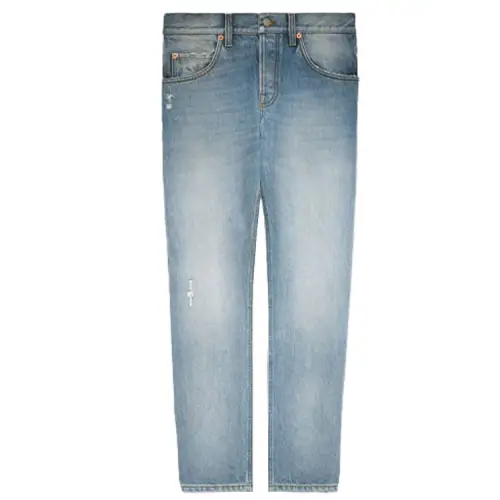 GUCCI Tapered Eco Bleached Jeans