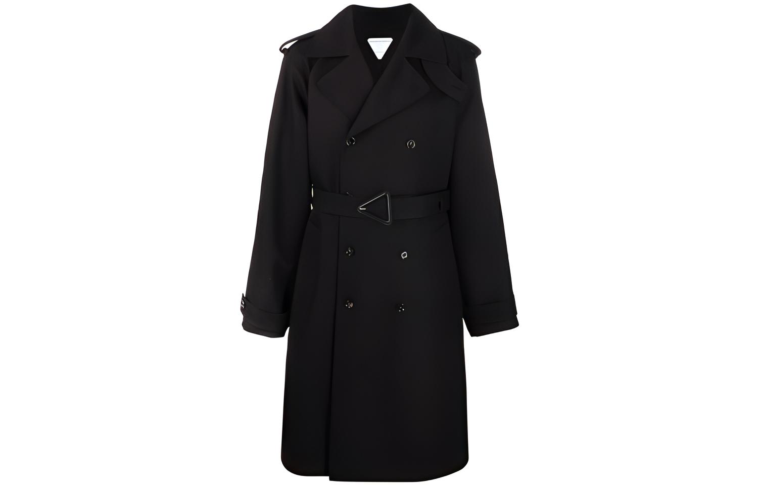 Bottega Veneta FW21 Trench Coat Men's Black