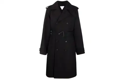 Bottega Veneta FW21 Trench Coat Men's Black