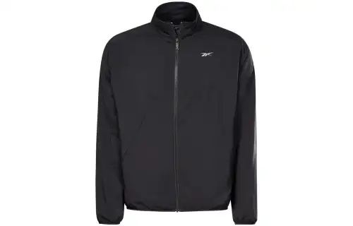 Reebok Jackets Men's Black Stand Collar Moderate Other