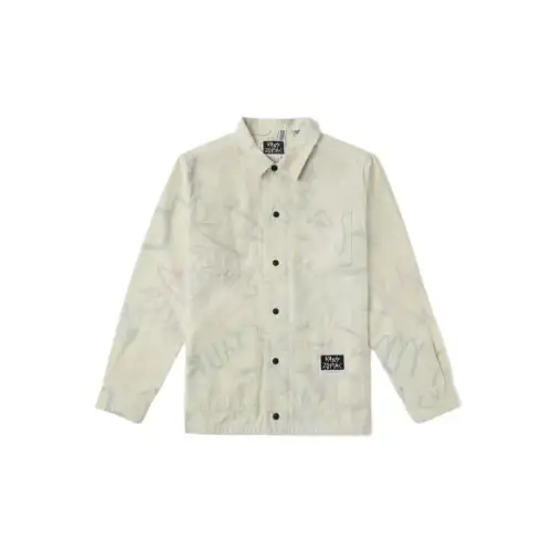 Vans Jackets Men's Beige Lapel Moderate Other