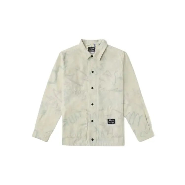 Vans Jackets Men's Beige Lapel Moderate Other