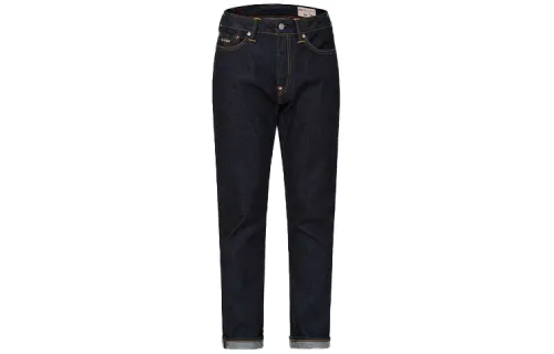 EVISU Tapered Pants Jeans Men's Denim Blue