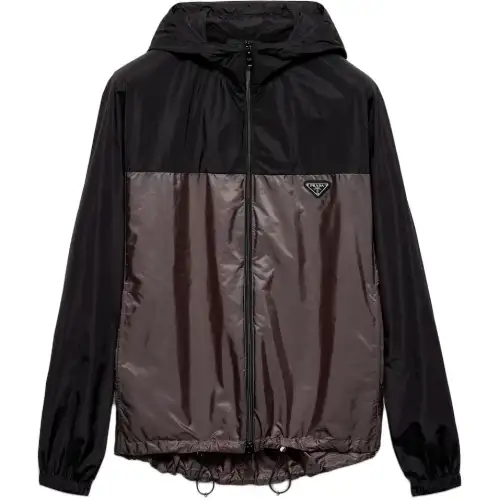 PRADA Triangle Logo Zipped Jacket