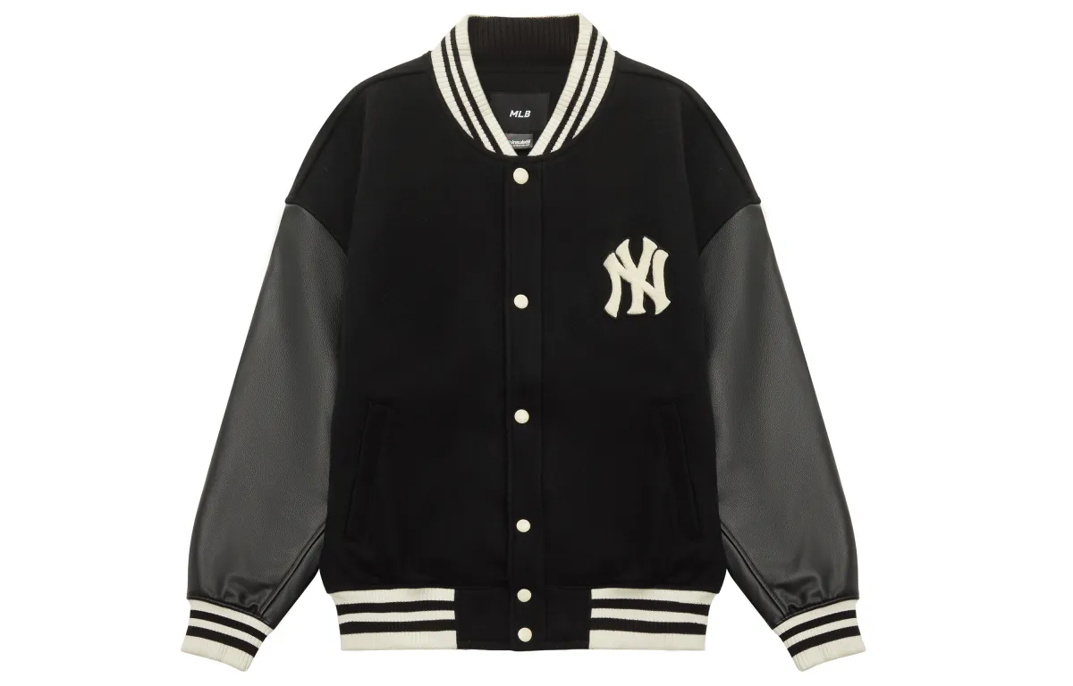 MLB Baseball Jacket Unisex Black
