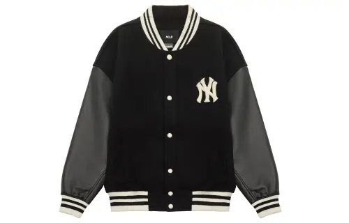 MLB Baseball Jacket Unisex Black