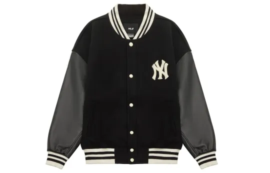 MLB Baseball Jacket Unisex Black