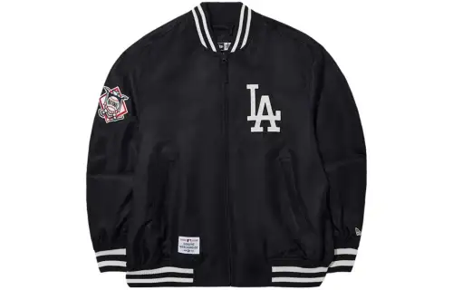 New Era Baseball Jerseys Unisex Black Baseball Collar Moderate