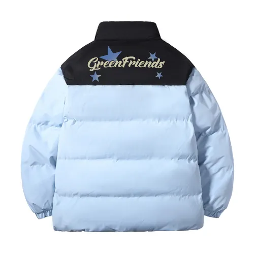 GF Puffer Jackets Unisex Stand Collar Thickened Padded Puffer Jacket