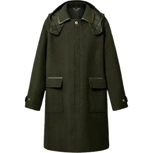 LOUIS VUITTON Double Face Wool-Silk Blend Coat