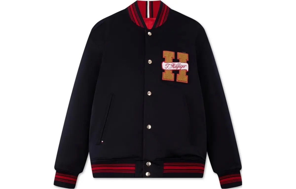 Tommy Hilfiger Year Of The Dragon Collection Jacket Men's Navy Blue/Red