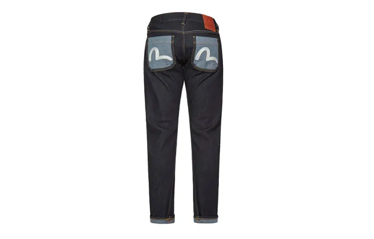EVISU Jeans Men's Denim Blue Moderate Straight Fit Pants