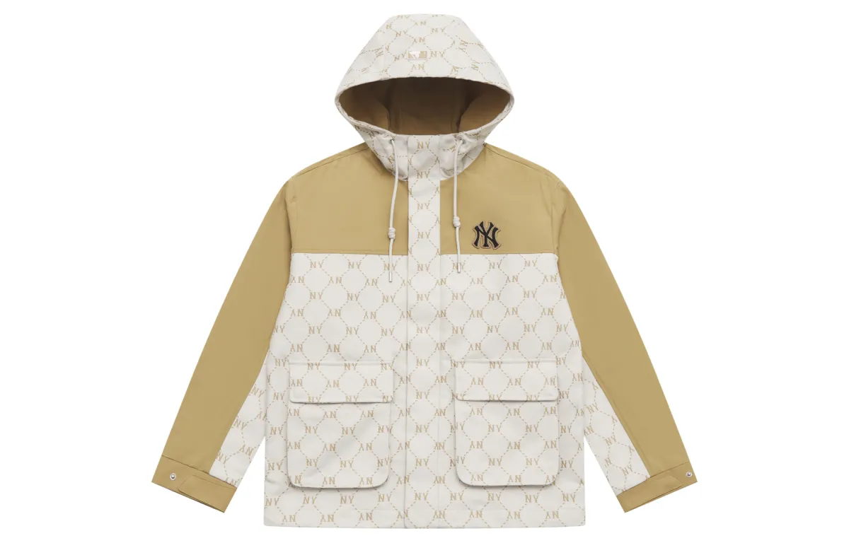 MLB Monogram New York Yankees SS25 Jacket Unisex White/Khaki