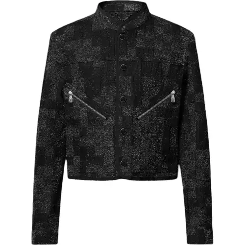 LOUIS VUITTON Denim Bouclette Flight Jacket