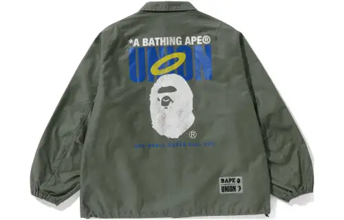 Bape X Union Pigment Dyed Coach Jacket