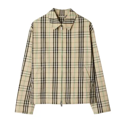 Burberry Vintage Check Zipped Jacket