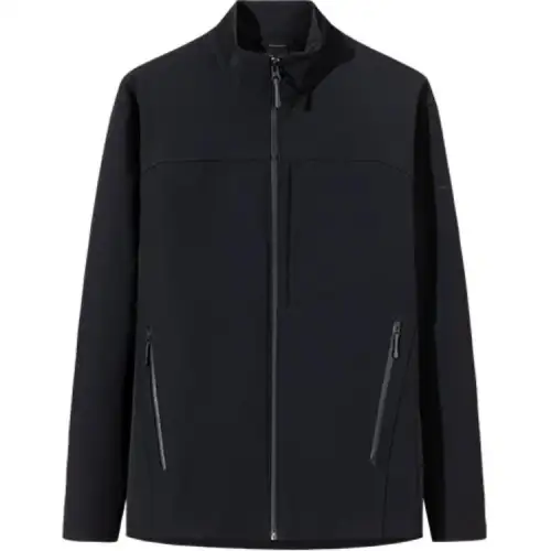 Anta Champion Outdoor Collection, Comfortable Casual Minimalist Style Stand Collar Fleece Lined Zippers Jackets & Coats