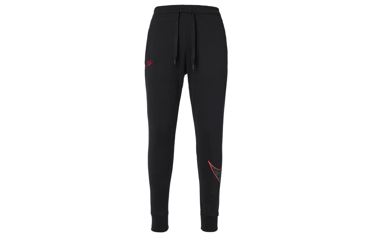Nike Knitted Sweatpants Men's Moderate Straight Fit Pants