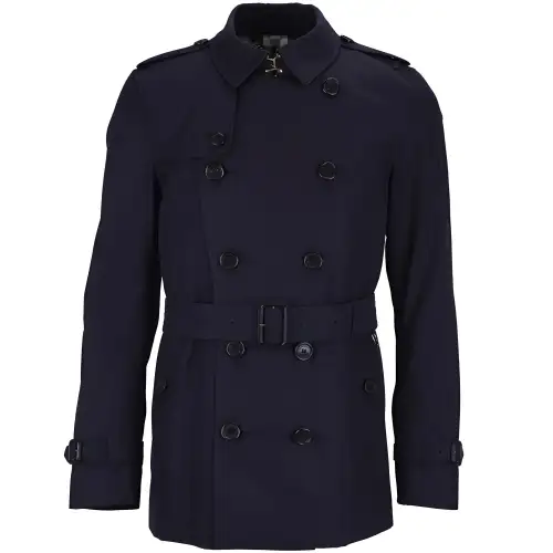 Burberry Trench Coat Men's Dark Blue