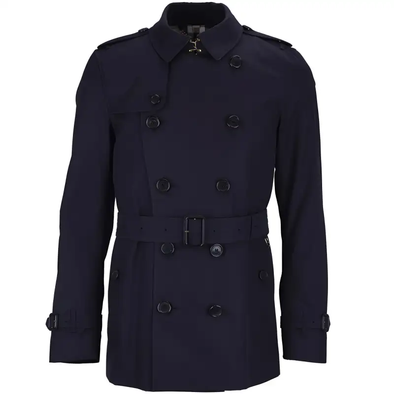 Burberry Trench Coat Men's Dark Blue