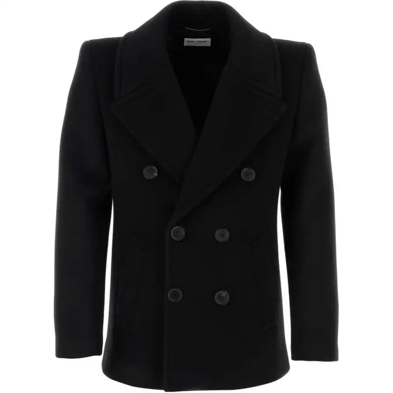 SAINT LAURENT Double Breasted Long Sleeved Jacket