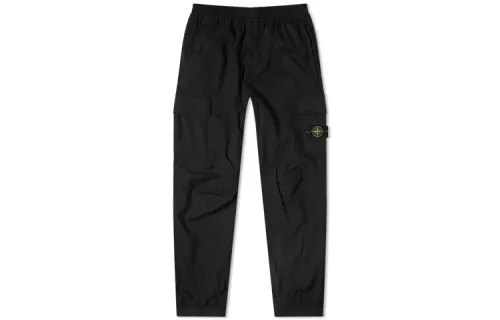 STONE ISLAND Fall Work Pants Men's Black