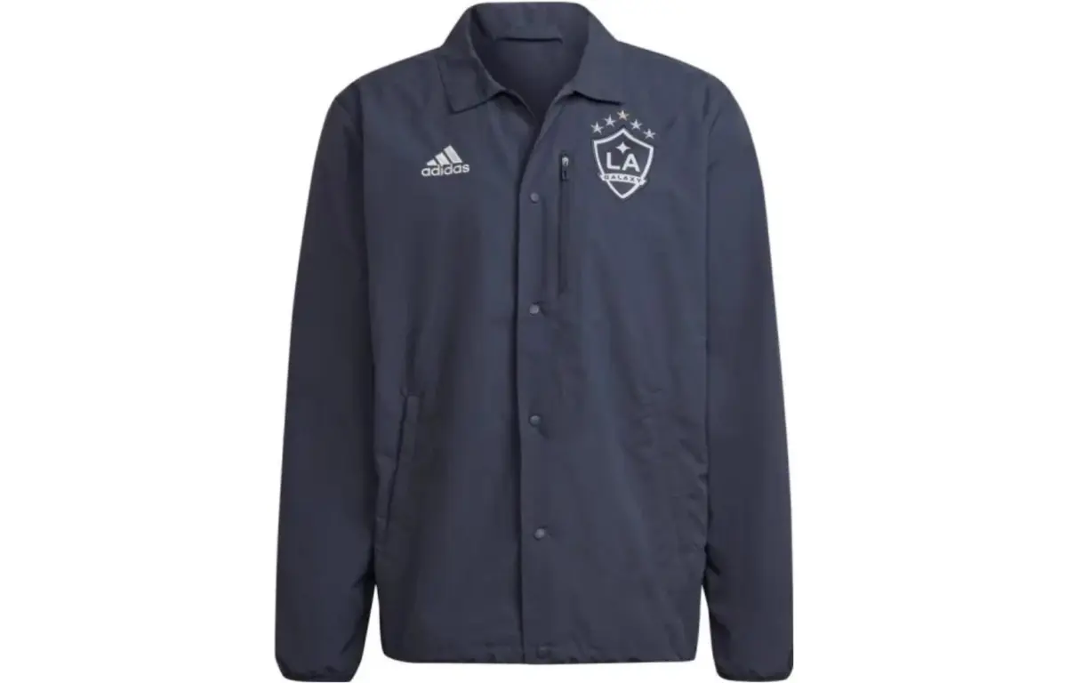 Adidas LA Galaxy LA GALAXY TIRO ANTHEM JACKET Jackets & Coats Men's Dark Shadow Marine Blue