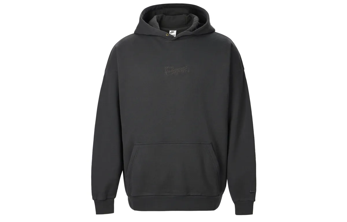 Nike Sweatshirts Men's Black Hooded Moderate Other